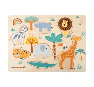 small foot Vkládací puzzle Safari