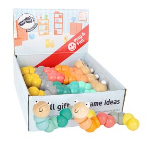 small foot Motorická hračka housenka displej 14 ks