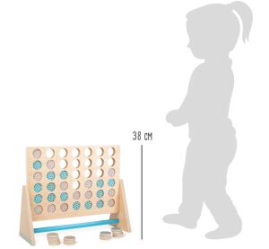 small foot Dřevěná hra Čtyři v řádku XXL