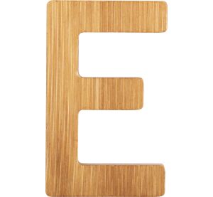 small foot Bambusové písmeno E