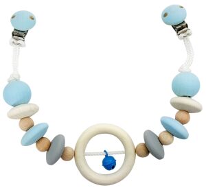 Hess Závěs na kočárek přírodní s modrým zvonečkem