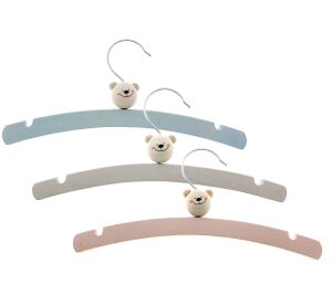 Hess Dřevěné ramínko medvídek 6 ks