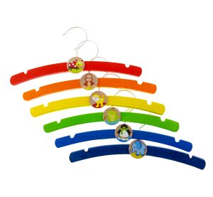 Hess Dřevěné ramínko zvířátka 6 ks