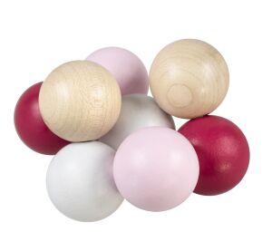 Detoa Kuličky na šňůře růžové