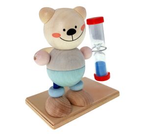 Hess Přesýpací hodiny medvídek pro měření doby čištění zubů