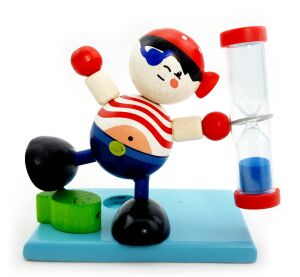 Hess Přesýpací hodiny pirát pro měření doby čištění zubů