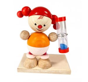 Hess Přesýpací hodiny panenka Lucia  pro měření doby čištění zubů