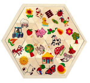 Hess Puzzle mozaika Farma 24 dílků