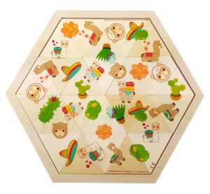 Hess Puzzle mozaika Lama 24 dílků