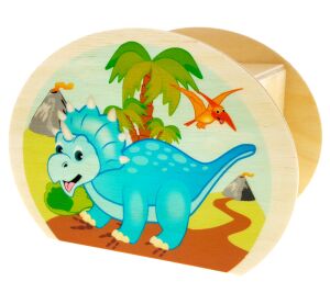Hess Dřevěná pokladnička dinosaurus