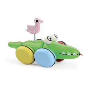 Vilac Tahací krokodýl s plameňákem