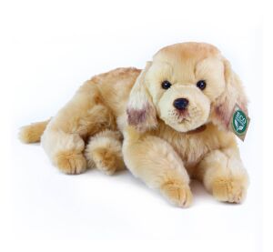 Rappa Plyšový pes zlatý retrívr ležící 32 cm ECO-FRIENDLY