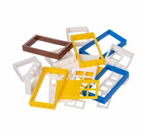 L-W Toys Kreativní set okna a dveře barevné