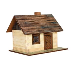 Walachia Dřevěná slepovací stavebnice Roubená chaloupka