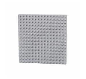 L-W Toys Oboustranná deska 16x16 světle šedá