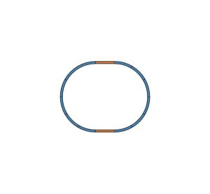 Piko Sada kolejí A (základní ovál) - 55300