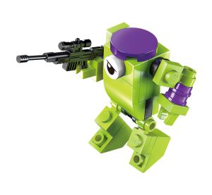 Qman Hyperfunction Tactical Unit 2101-5 Robot Troops 3v1