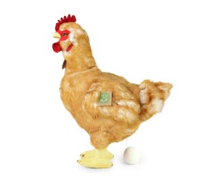 Rappa Plyšová slepice stojící 33 cm s vejcem ECO-FRIENDLY