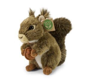 Rappa Plyšová veverka s oříškem 17 cm ECO-FRIENDLY