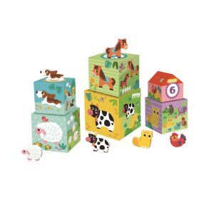 2Kids Toys Kostky se zvířátky Farma