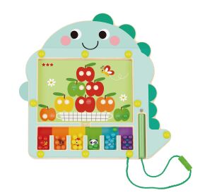 2Kids Toys Magnetická hra Třídění barev s dinosaurem