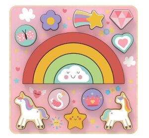 2Kids Toys Balanční puzzle Unicorn 2 v 1