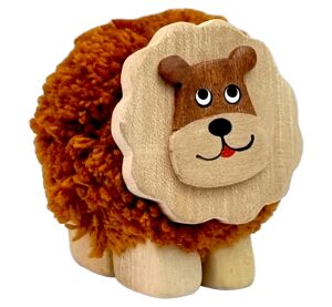 2Kids Toys Dřevěná figurka XL pompon Lev