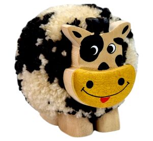 2Kids Toys Dřevěná figurka XL pompon Kráva