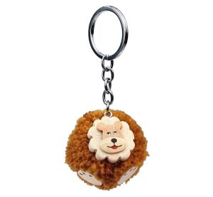 2Kids Toys Dřevěná klíčenka pompon Lev