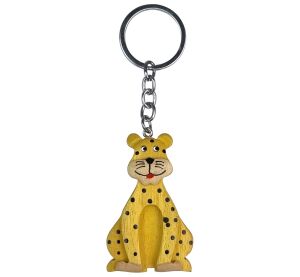 2Kids Toys Dřevěná klíčenka velká Leopard