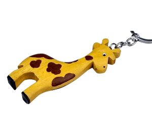 2Kids Toys Dřevěná klíčenka velká Žirafa