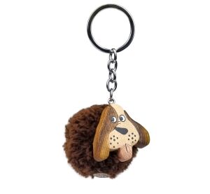 2Kids Toys Dřevěná klíčenka pompon Pes