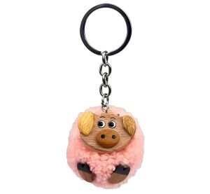 2Kids Toys Dřevěná klíčenka pompon Prase