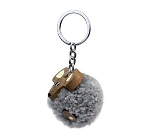 2Kids Toys Dřevěná klíčenka pompon Myš