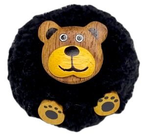 2Kids Toys Dřevěná magnetka velká pompon Medvěd
