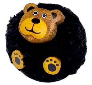 2Kids Toys Dřevěná magnetka velká pompon Medvěd