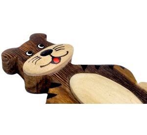 2Kids Toys Dřevěná magnetka velká Tygr