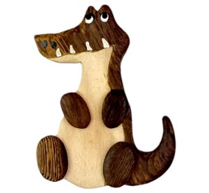 2Kids Toys Dřevěná magnetka velká Krokodýl