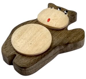 2Kids Toys Dřevěná magnetka velká Hroch