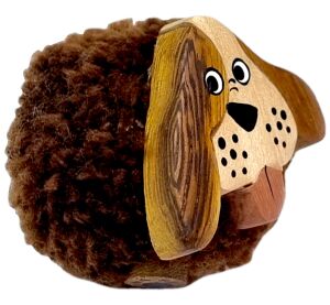 2Kids Toys Dřevěná magnetka velká pompon Pes
