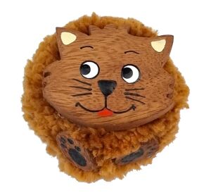 2Kids Toys Dřevěná magnetka velká pompon Kočka