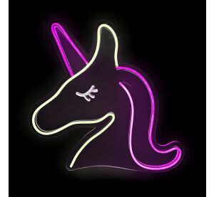 2Kids Toys LED NEON LIGHT lampička Jednorožec růžovobílý
