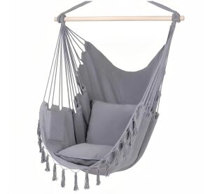 2Kids Toys Závěsné houpací křeslo šedé