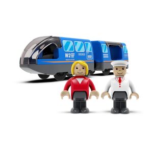 2Kids Toys Elektrický městský vlak modrý