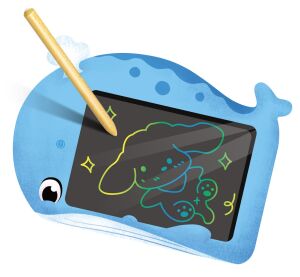 2Kids Toys Dětský LCD kreslící tablet Velryba