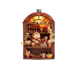 2Kids Toys 3D dřevěná skládačka Magnet Ježkovo květinářství