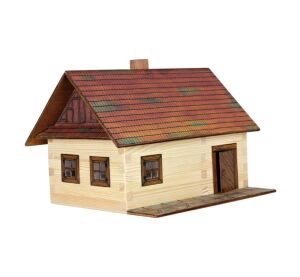 Walachia Dřevěná slepovací stavebnice Roubená chalupa
