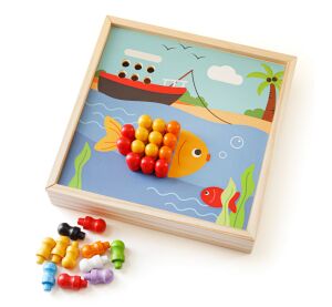 Bigjigs Toys Dřevěná mozaika Pláž