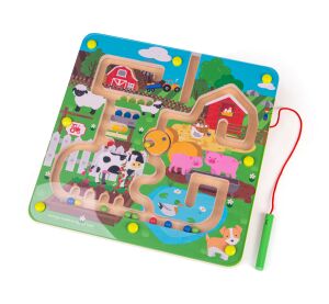Bigjigs Toys Magnetické bludiště Farma