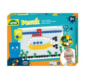 Lena Mozaika velká hladká 120 velkých dílků